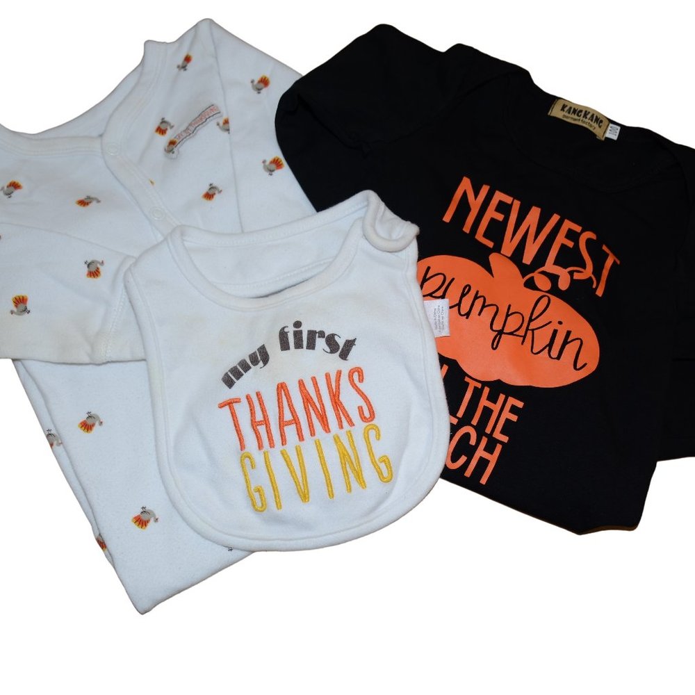 9-12m Holiday Bundle Thanksgiving Halloween